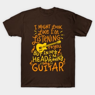 Funny Guitar Player T-Shirt Music Lover Guitarist Gift T-Shirt